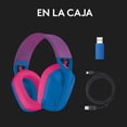 thumbnail image 2 of AUDIFONOS INALAMBRICOS Logitech G435 LIGHTSPEED PARA JUEGOS BLUETOOTH USB CON MICROFONO AZUL/ROSA 981-001061, 2 of 10