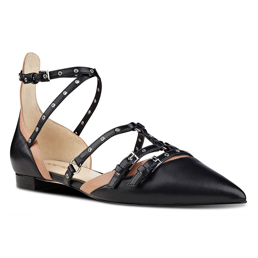 nine west pointed flats