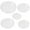 transparent, variant on Gymnture 50 Clear Petri Dishes with Lids for Science Projects and Parties (5 Sizes)