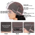 thumbnail image 6 of HAOFAN Water Wave 360 HD Lace Front Wigs Human Hair Wigs for Black Women Water Wave Lace Front Wigs Brazilian Glueless Human Hair Wigs Pre Plucked with Baby Hair (24 inch), 6 of 7