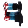 thumbnail image 3 of On Off Toggle Switch, 6 Gang Rocker Switch Temperature Resistant IP65 Waterproof  For 12-24V Cars Buses Trucks Boats SUV, 3 of 8