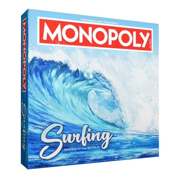 USAopoly MONOPOLY Surfing Waves of The World Board Game