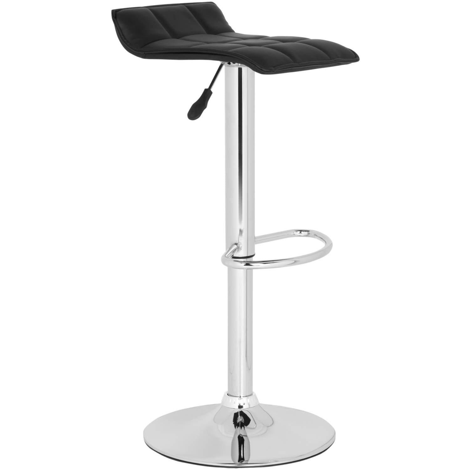 SAFAVIEH Lamita Contemporary Swivel Bar Stool, Black