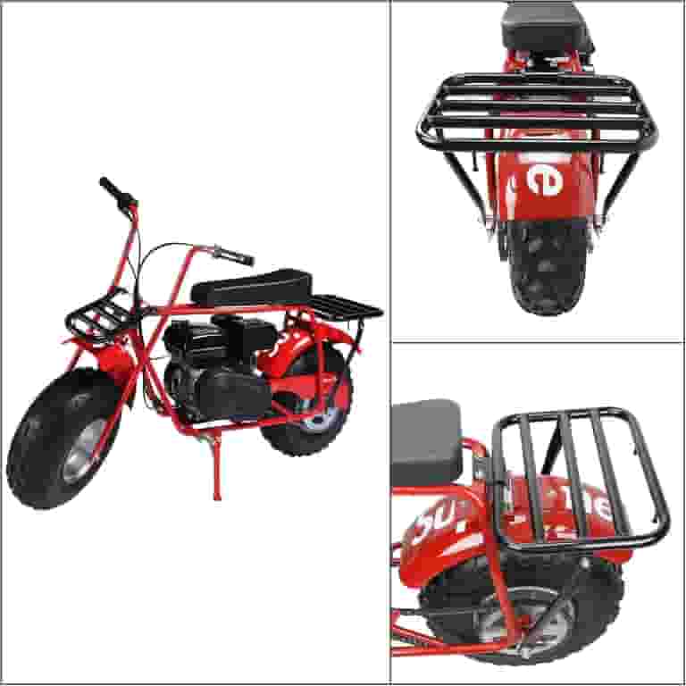 coleman mini bike ct200u rack GREHUA Rear Cargo for BT200X CT200U-EX Parts Chinese Rear Rack for the Coleman CT200U Mini Bike Mini Bike Rear Cargo Rack
