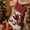 B, variant on Dolls Christmas Socks 12.6*7.4*6 In, Reindeer, Santa Claus, Snowman, Bear for Christmas Home Decorations For Indoor/Outdoor Hanging Socks Winter Party Decorations, Traditional Holiday Decor for Gifts