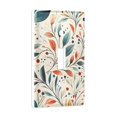 thumbnail image 2 of Yayeee Toggle Light Switch Wall Plate 1-Gang 4.5"x2.7" Home Decorative Outlet Cover, Beige Whimsical Leaves, 2 of 7
