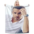 thumbnail image 2 of Ryan Actors Reynolds Blanket Throw Blanket Soft Microfiber Blankets for Living Room Couch Sofa Bedroom 80"x60", 2 of 6