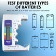 thumbnail image 2 of GJX 2026 New Universal Battery Tester with Lcd Display,Multi Purpose Digital Battery Capacity Level Detector Voltage Checker Tool for D,C,Aa,Aaa,9V Batteries,1.55V Button Cell, 2 of 4