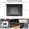 thumbnail image 7 of 2000℉ Fire Proof money Bag Fireproof Document Pouch Waterproof Safe Cash US, 7 of 7