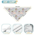 thumbnail image 6 of Dog Bandana 2 Pack,Pastel Princess Unicorn Pattern Bandanas for Dogs,Cat Bandana,Small/ Large Dog Bandana 2 Size,Dog Bandanas, 6 of 6