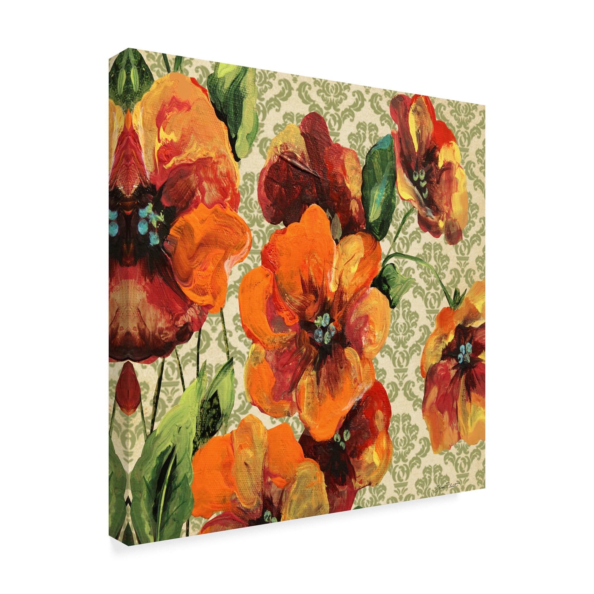 Trademark Fine Art 'Vintage Tapestry' Canvas Art by Jean Plout