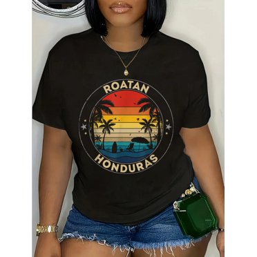100% Cotton Roatan Souvenir - Honduras Reminder T-Shirt
