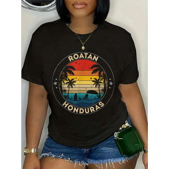 100% Cotton Roatan Souvenir - Honduras Reminder T-Shirt