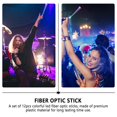thumbnail image 4 of OULII 12 Pcs Fiber Optic Light Sticks Illumination for All Night Events, 4 of 8