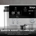 thumbnail image 6 of Ninja Luxe Café Premier Espresso Machine & Drip Coffee Maker, Rapid Cold Brew, Integrated Grinder, Assisted Tamper, Hands-Free Frother for Cappuccinos, Dairy or Non-Dairy, ES600 Stainless Steel, 6 of 8