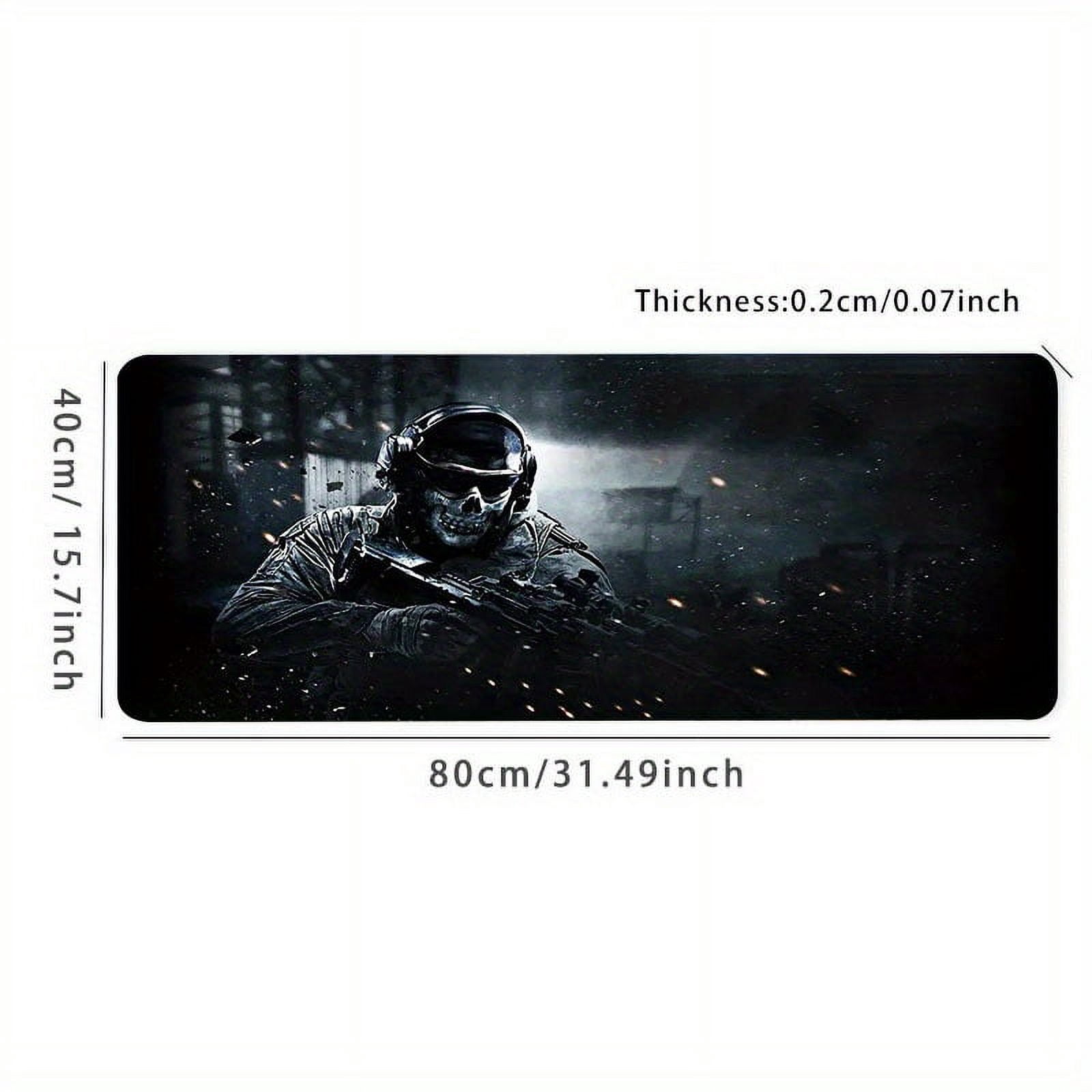 Anime Gaming Large Mouse Pad 89.92 X 39.88 Cm Black Desk Pad For Laptop Desk Mat,Stitched Edge Non-Slip Rubber Base Mousepad For Gamer,Office,Home,Christmas Halloween Thanksgiving Gift
