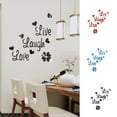thumbnail image 3 of 3D Letters Acrylic Mirror-like Wall Stickers Set DIY Art Decor Office Decorative Decals,Red, 3 of 8