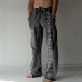 thumbnail image 2 of XINPING Mens Casual Pants Slim Fit Athletic Fit Lounge Pants Men Baggy Lightweight Outdoor Sweatpants with Pockets, 2 of 5