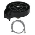 thumbnail image 1 of High Pressure Sink Glass Rinser Bar Automatic Cup Washer Kit with ABS Base 80cm Hose Black, 1 of 9