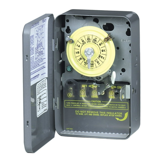 Temporizador de calentador de agua eléctrico Intermatic WH40 Grey