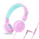 thumbnail image 1 of Auriculares con cable con micrófono incorporado Ordenador portátil Teléfono móvil Niños Orejeras suaves Protección auditiva Control de línea Auriculares Rosa 3,5 mm Inevent EL005087-04B, 1 of 7