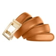 thumbnail image 2 of Daiosportswear Women's/Man's Automatic Leather Belt, No Holes Adjustable Design, Gold Buckle for Business & Casual Wear, 2 of 8