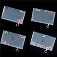 thumbnail image 3 of maskred 4pcs Mask Cover Bag Portable Face Cover Storage Bag Travel Pouch Clip Type Waterproof Face Cover Tickets Cards Organizer Bag Cute Sakura Cat 1Set, 3 of 6