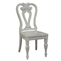 Liberty Furniture Magnolia Manor Splat Back Side Chair (RTA) in Antique White