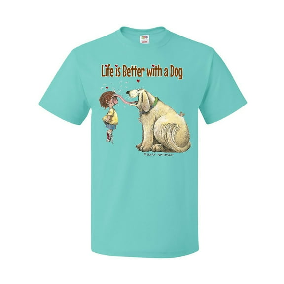 Inktastic Life is Better with a Dog T-Shirt