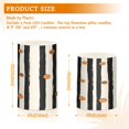 thumbnail image 6 of Yayeee Flameless Candles with Remote Flickering Battery Operated Multi Color Changing, Black Abstract Stripes, 6 of 7