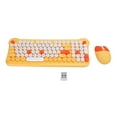 thumbnail image 2 of Teclado y ratón inalámbricos, teclado inalámbrico de desegio de teclado colorido flotante con receptor usb para laptop, 2 of 7