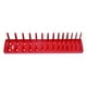 thumbnail image 2 of Organizador de herramientas de almacenamiento con bandeja para enchufes, para escritorios y cajas de herramientas de oficina, NUEVO 0.5 pulgadas rojo, 2 of 9