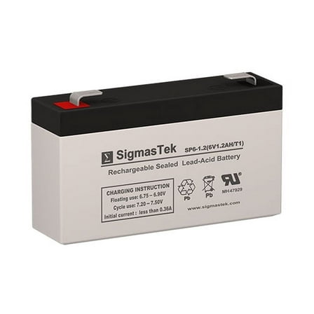 6 Volt 1.2 Amp Sealed Lead Acid Battery