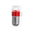 thumbnail image 2 of HONMEET 4pcs Motorcycle Tail Light Assembly Red Glass Aluminum Easy Installation for Motorcycle Riders, 2 of 8