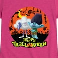 thumbnail image 3 of Trolls - Happy Trolloween Branch and Cloud Guy  - Toddler & Youth Girls Short Sleeve Graphic T-Shirt, 3 of 5