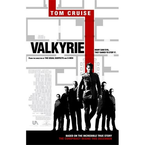 Posterazzi MOV418107 Valkyrie C.2008 - Style C Movie Poster - 11 x 17 in.