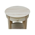 thumbnail image 3 of International Concepts Solid Wood Philips End Table - Natural Unfinished, 3 of 9