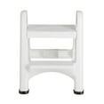 thumbnail image 3 of Rubbermaid EZ Step 2 Step Folding Step Stool with Foot Pads, White (3 Pack), 3 of 9