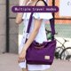 thumbnail image 4 of Bolsa de viaje expandible para mujer | Bolsa ligera para gimnasio y fin de semana con doble correa | Bolsa de nailon impermeable para deportes, escuela y equipaje de mano en avión, 4 of 8