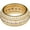 Yellow Gold, variant on 14K Gold Micro-Inlaid Five-Row Moissanite Ring, Hip-Hop Style Ring, A Five-Rowed Showstopper for Grand Events,Father's Day Gift