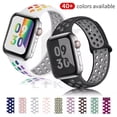 thumbnail image 2 of Correa de reloj Apple Watch Strap Serie silicona Ni-ke 38/40/41mm 42/44/45mm las correas iWatch de la serie 6/SE/5/4/3/2/1, 2 of 4