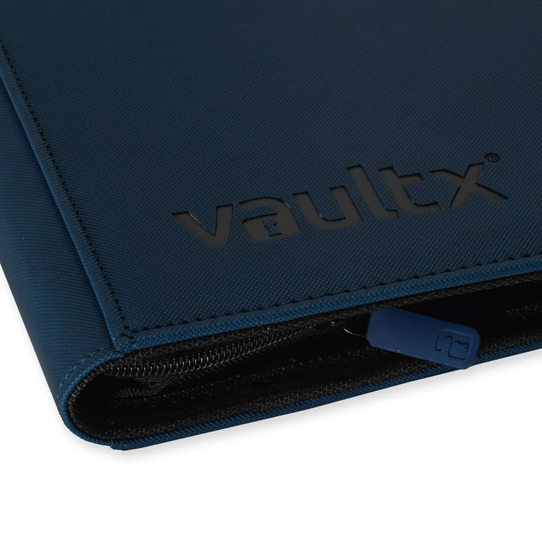 Vault X Premium Exo-Tec Zip Binder - 9 Pocket Trading Card Album Folder -  360 Side Loading Pocket Binder for TCG CCG Card Storage and Organisation