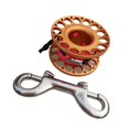thumbnail image 1 of Naufragio De Buceo Técnico Y Carrete De Dedo De Carrete De Cueva Soporte De Línea De 15 M / 50 Pies Accesorios De Gancho De Seguridad Con Perno De Dob naranja Baoblaze Carretes de buceo, 1 of 8