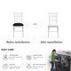 thumbnail image 5 of Funda para silla de oficina, funda elástica para silla de ordenador, funda para silla de mesa a prueba de polvo, funda protectora extraíble y lavable para silla de cocina, 5 of 6