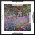 thumbnail image 5 of Art.com The Artist's Garden At Giverny, c.1900 Giclee Print by Claude Monet, Black Frame Wall Art, 21" x 21", 5 of 5