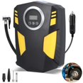 thumbnail image 1 of Inflador de neumáticos con compresor de aire portátil, bomba de aire de 12 V con luz LED y manómetro digital para neumáticos de automóvil, bomba de neumáticos automática para bicicletas y otros inflab, 1 of 7