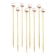 thumbnail image 1 of Palillos de cóctel genéricos, 100 piezas de béisbol de bambú, para cócteles, carnes, suministros para fiestas de béisbol, 1 of 9