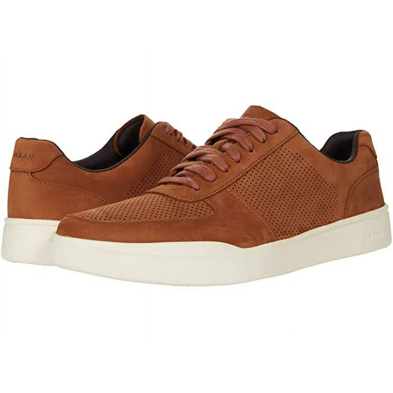 (取寄) コールハーン メンズ グランド クロスコート モダン パーフ スニーカー Cole Haan men Cole Haan Grand Crosscourt Modern Perf Sneaker British Tan Leather Cole Haan Men's Grand Crosscourt Modern Perforated Sneaker in
