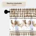 thumbnail image 3 of Cortina ACHIM Barnyard Valance Taupe 147x36 cm Poliéster, 3 of 6
