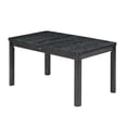 thumbnail image 3 of 9 Piece Dining Table Set with 6 Armless Chairs and 2 Arm Chairs, Rectangular Wood Dining Table, 3 of 8